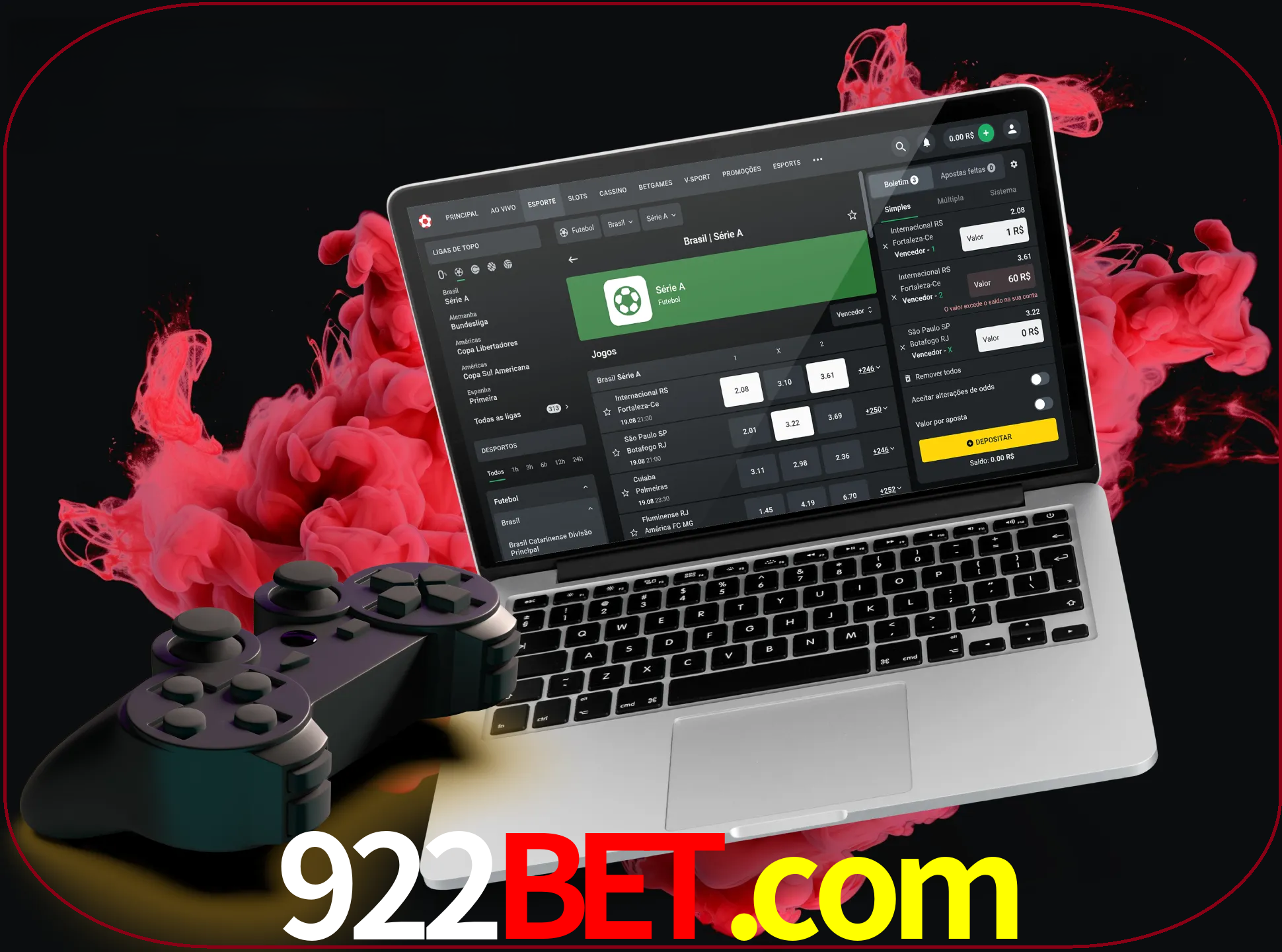 Visite a secção especial de jogos de vídeo em 922bet para descobrir em que jogos pode apostar e ganhar muito dinheiro.